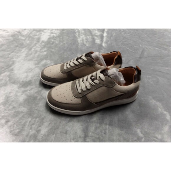 Johnnie-O Men's Taupe Brown Size 9 Topsin Court Sneakers New Without Box